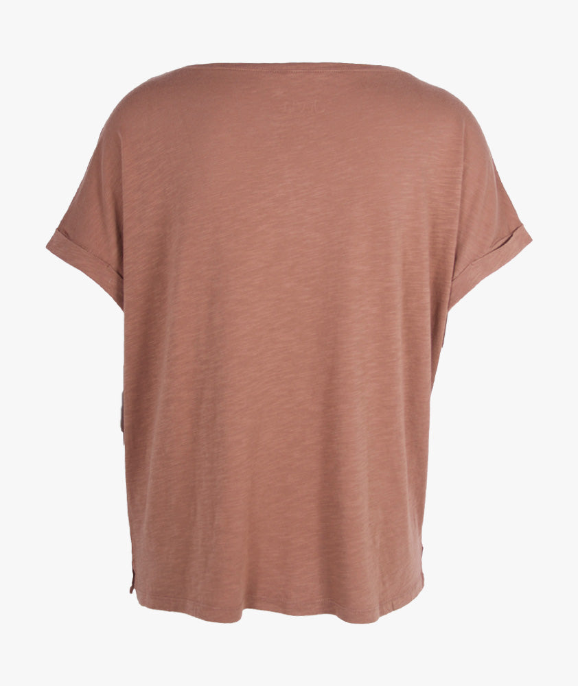 RH-Boxyshirt uni | braun