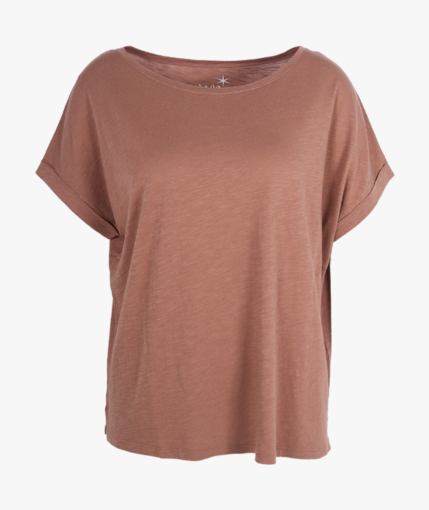 RH-Boxyshirt uni | braun