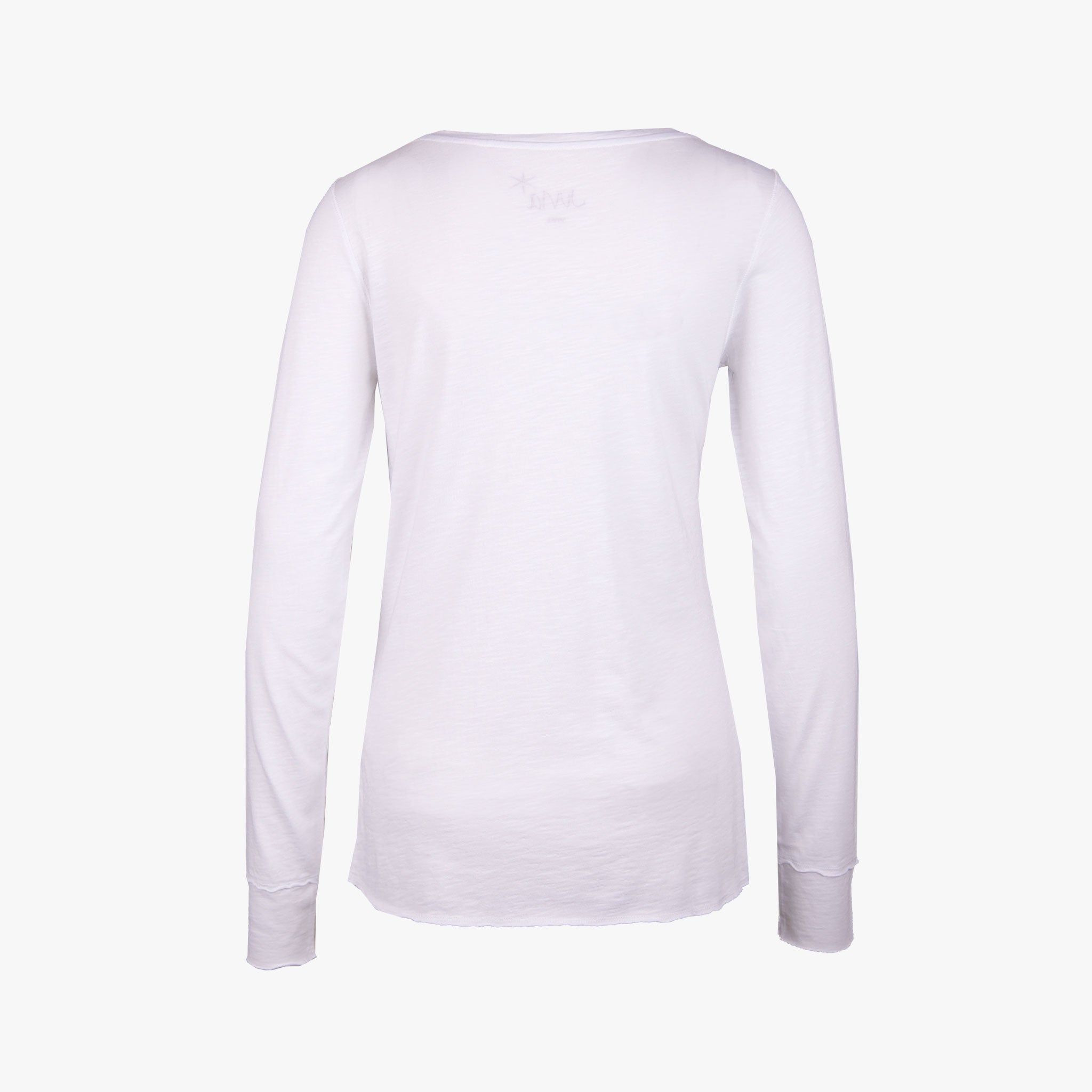Juvia Langarm Shirt | weiß