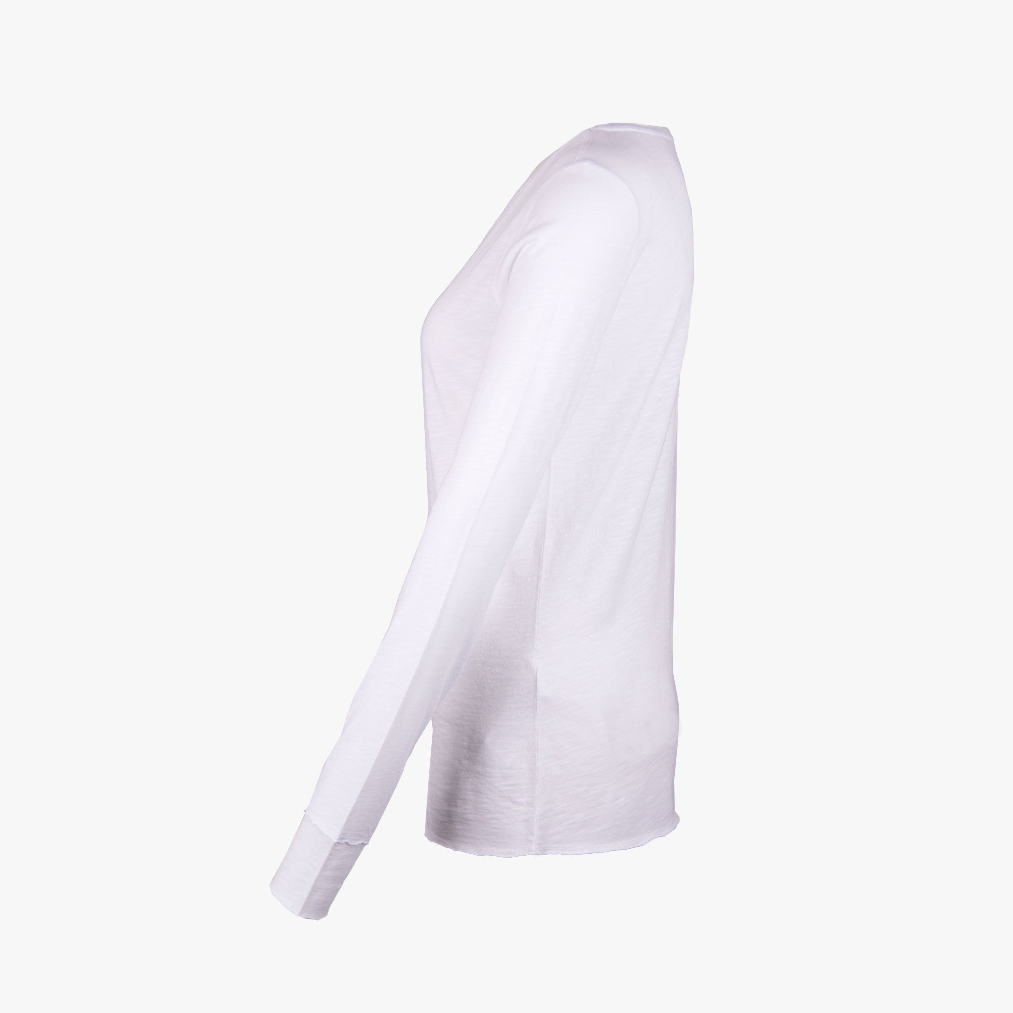 Juvia Langarm Shirt | weiß