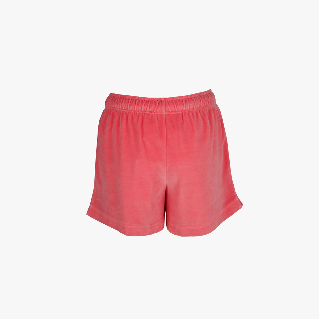 Juvia Shorts Velvet uni | pink