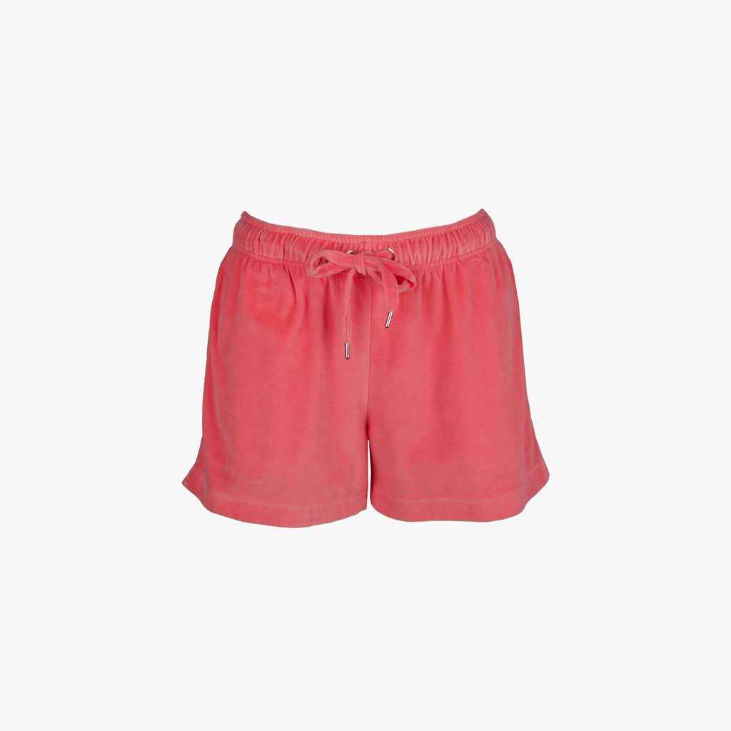Juvia Shorts Velvet uni | pink