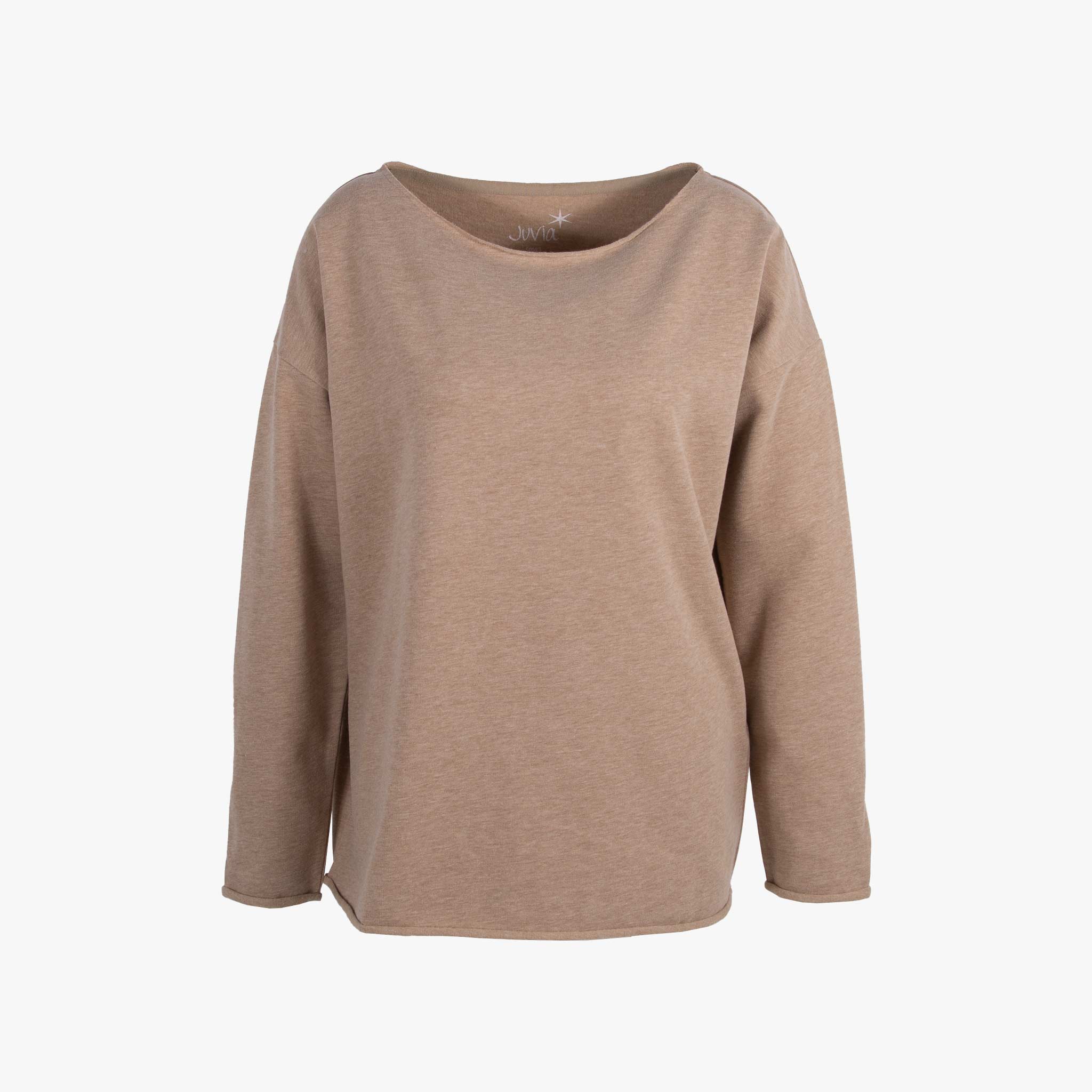 Juvia Sweater Basic | braunmelange
