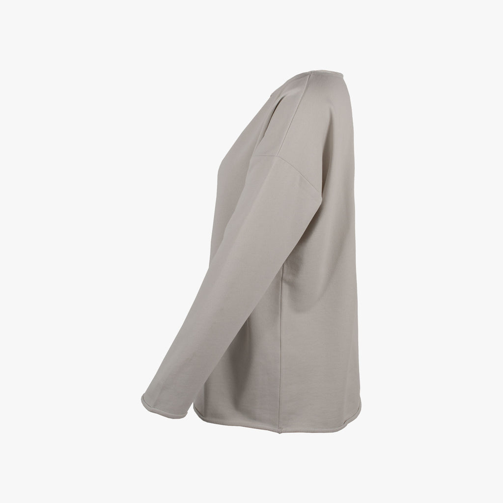 Sweater Basic | hellgrau