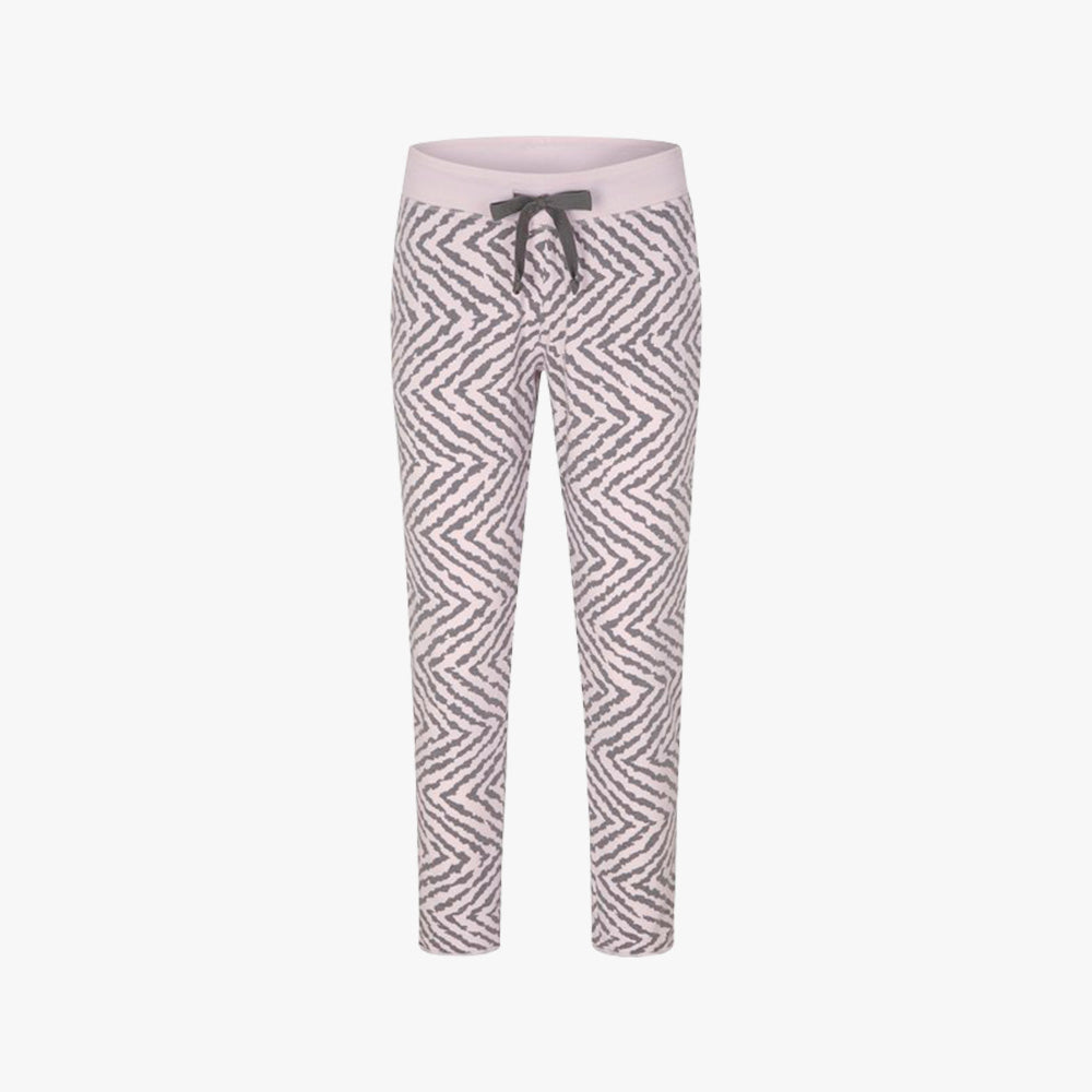 Sweathose Fischgratprint (rosa, XXS) | rosa