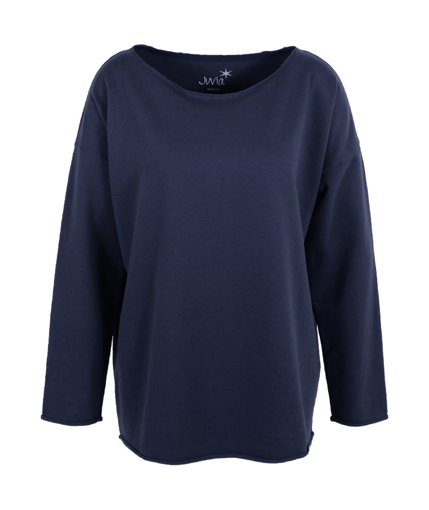 Sweatpulli uni | blau