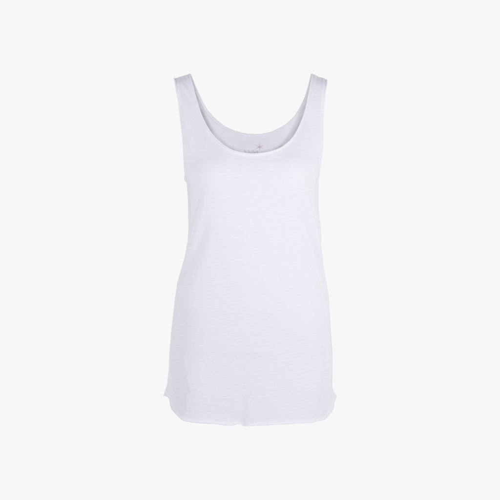 Juvia Top lang uni | weiß