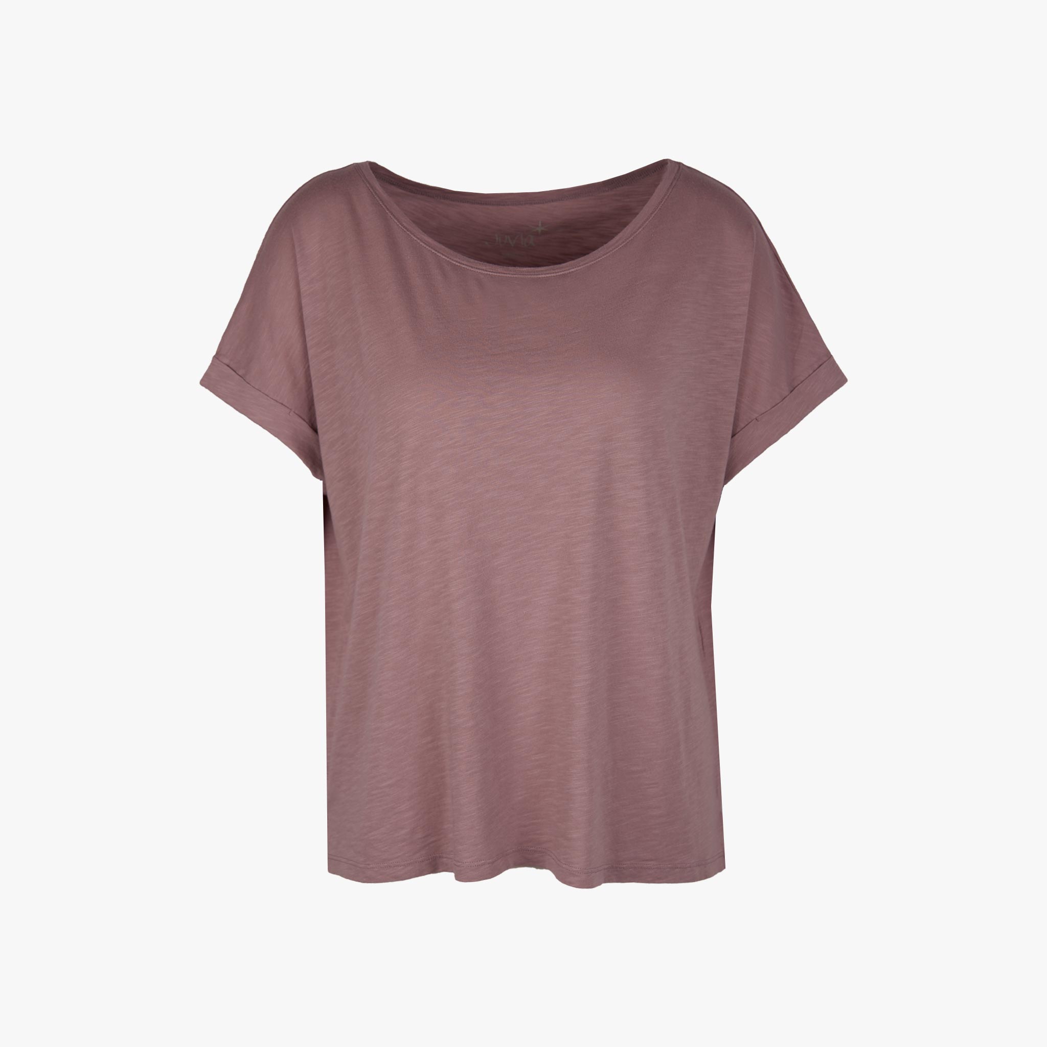 Juvia Shirt geflammt | rosenholz