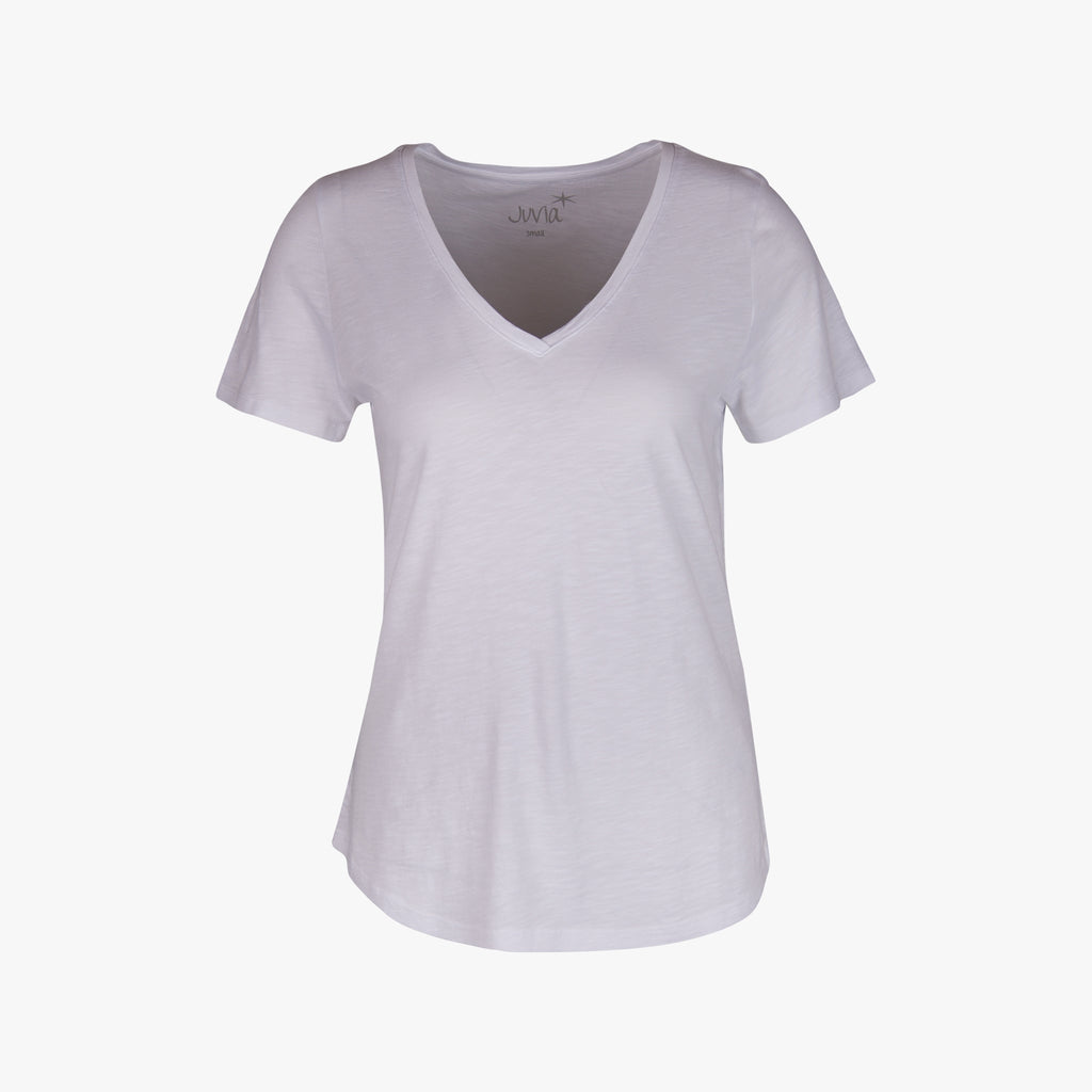Juvia V-Shirt | weiß