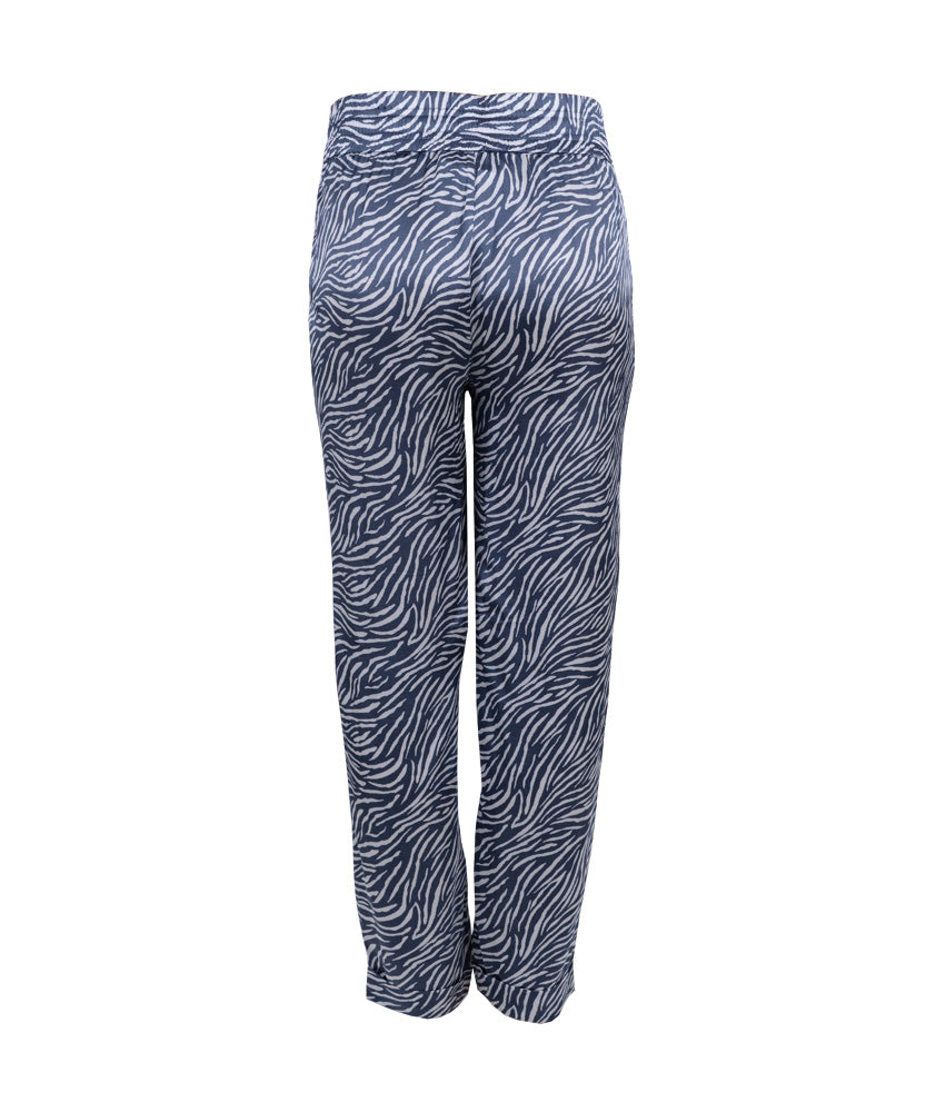 Hose Desertprint | blau-weiß