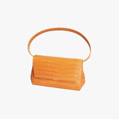 Clutch Krokoprint (apricot, 1-size) | apricot
