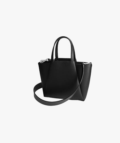 Tasche Mini Pyramid (schwarz, 1-size) | schwarz