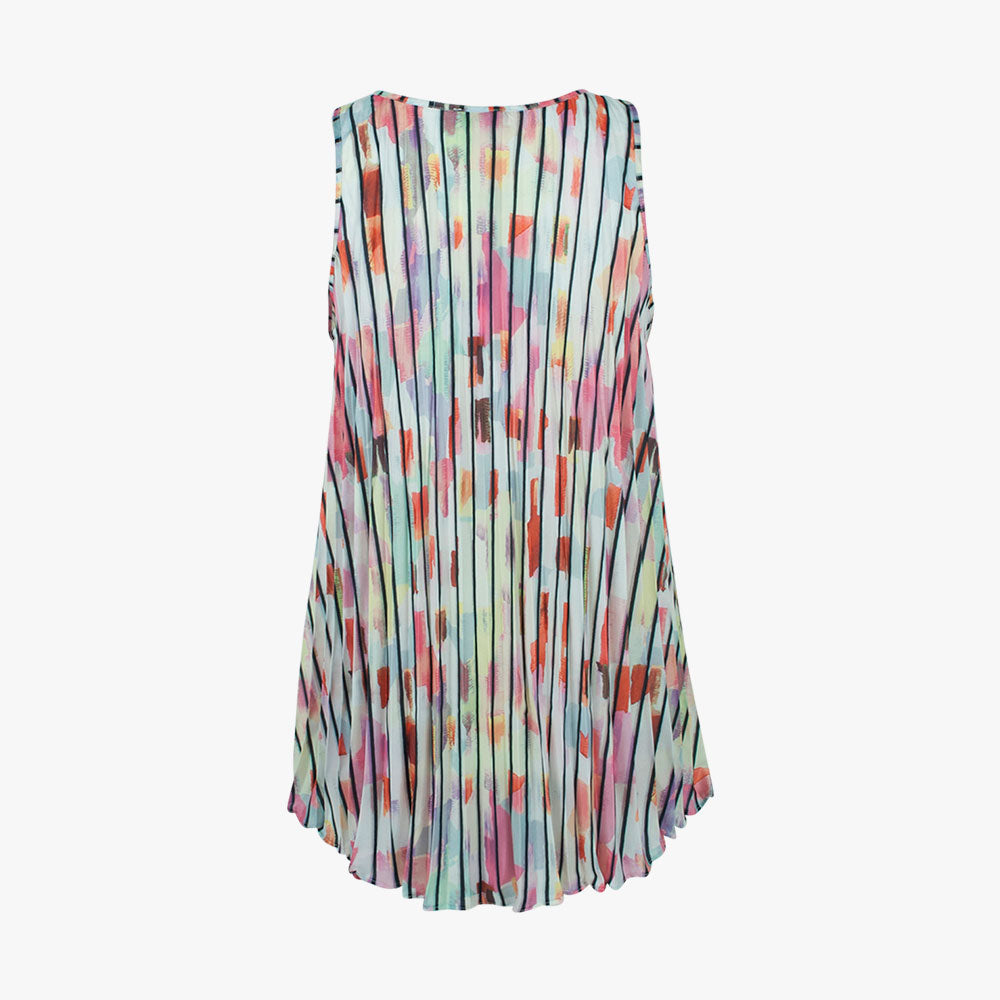 Blusentop Aquarell (multicolor, XXS) | multicolor