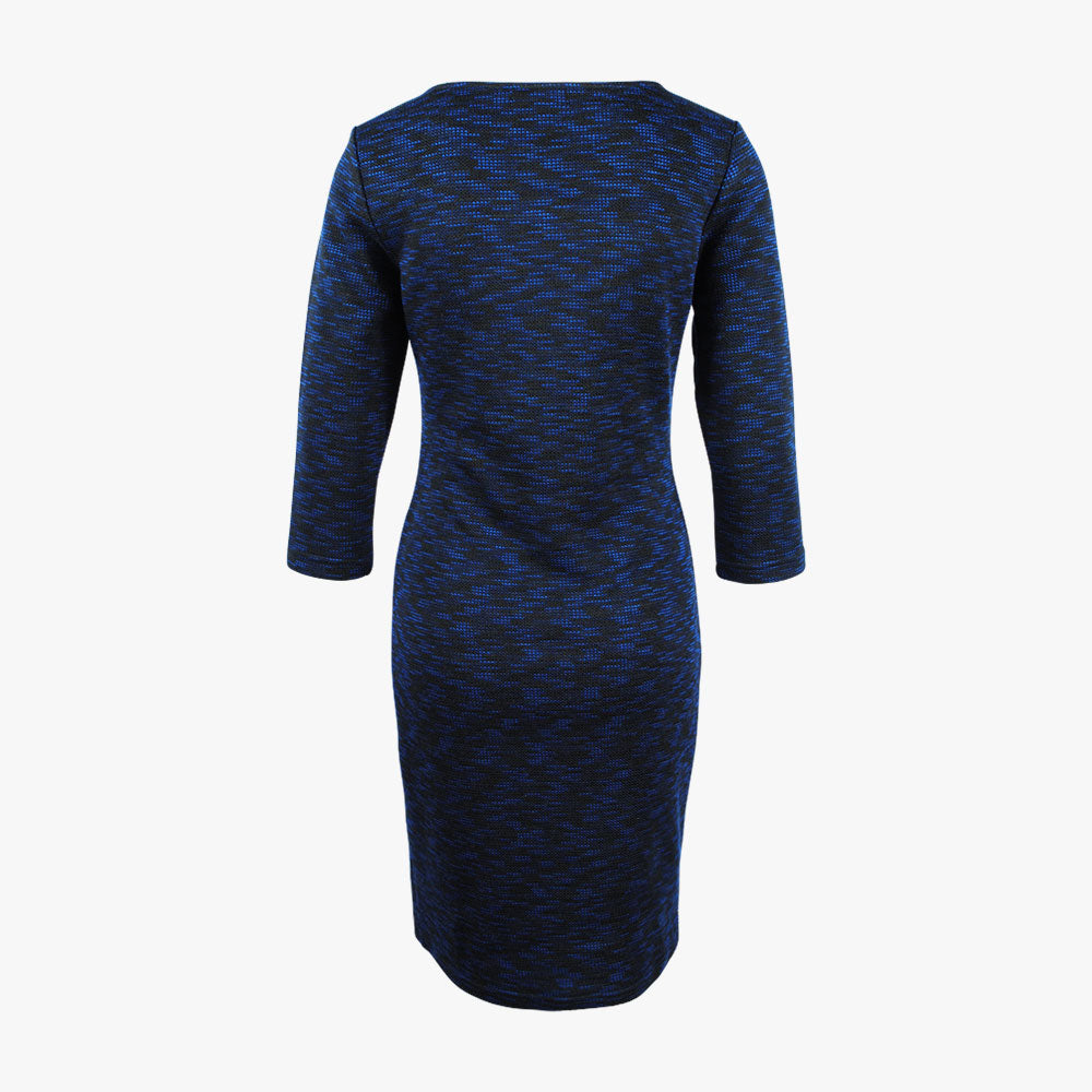 Jerseykleid 3/4 Arm (blau, XS) | blau
