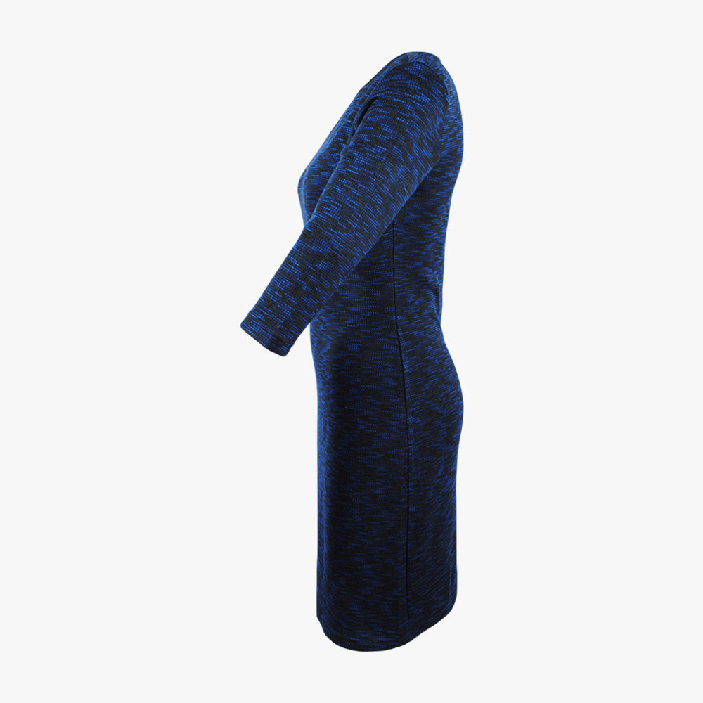 Jerseykleid 3/4 Arm (blau, XS) | blau