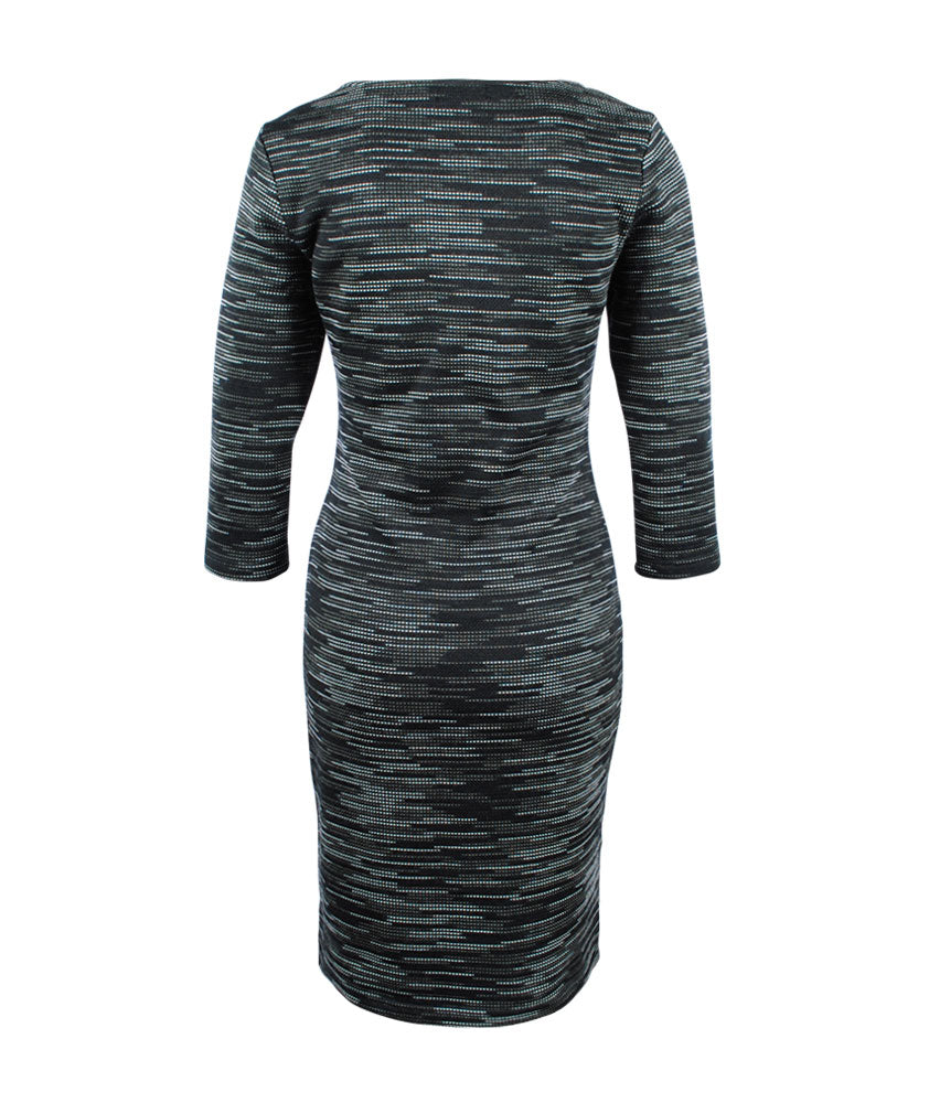 Jerseykleid 3/4 Arm | oliv