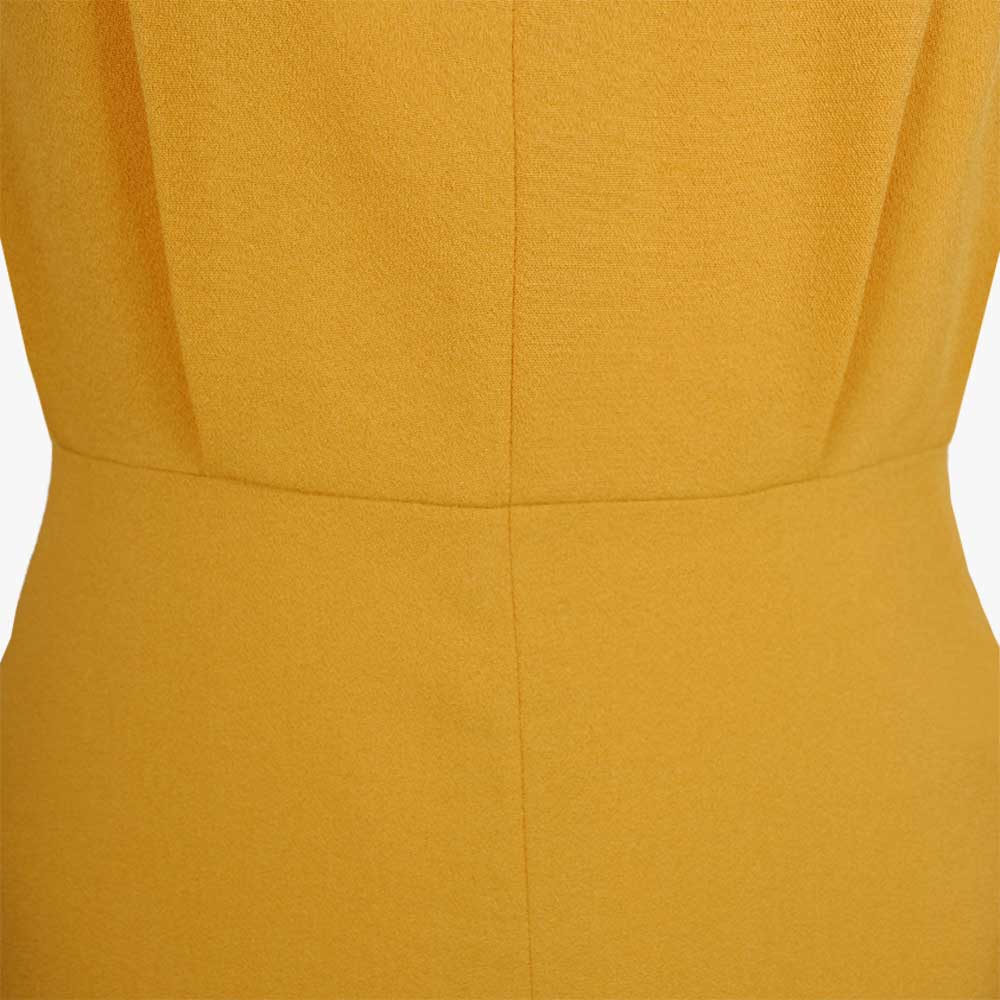 Kleid Cut Out (gelb, XS) | gelb