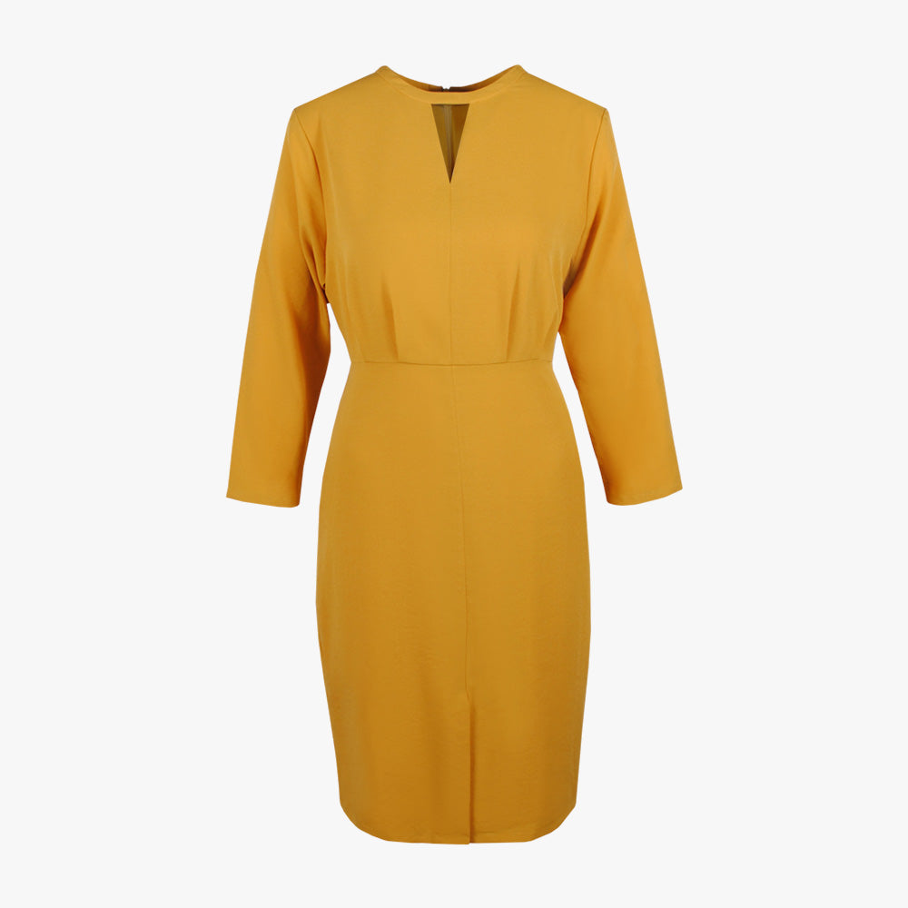 Kleid Cut Out (gelb, XS) | gelb