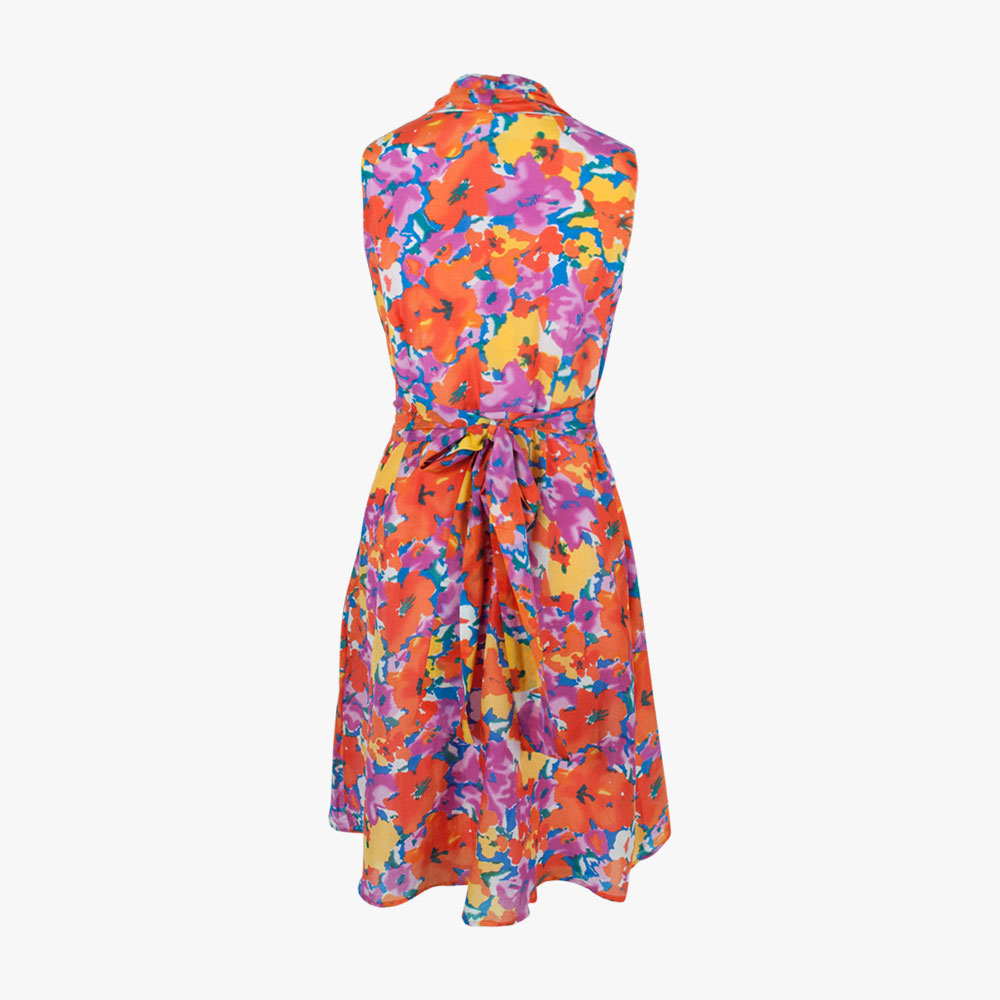 Kleid Flowerprint (multicolor, XS) | multicolor