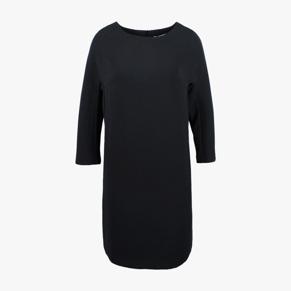 Kleid uni (schwarz, XS) | schwarz