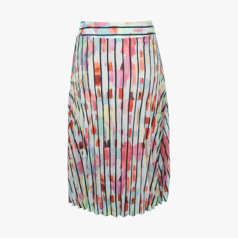 Plisseerock Aquarell (multicolor, XXS) | multicolor
