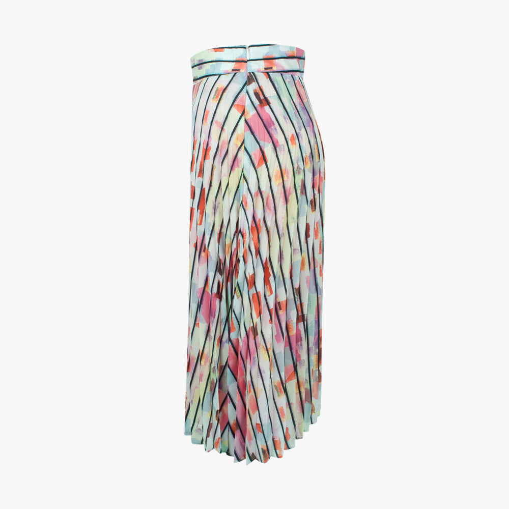 Plisseerock Aquarell (multicolor, XXS) | multicolor