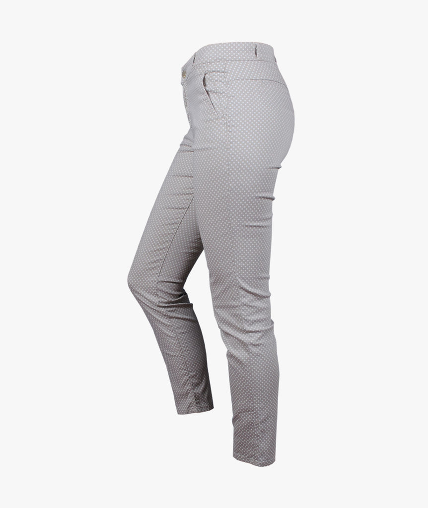 Hose Pünktchenprint | braun