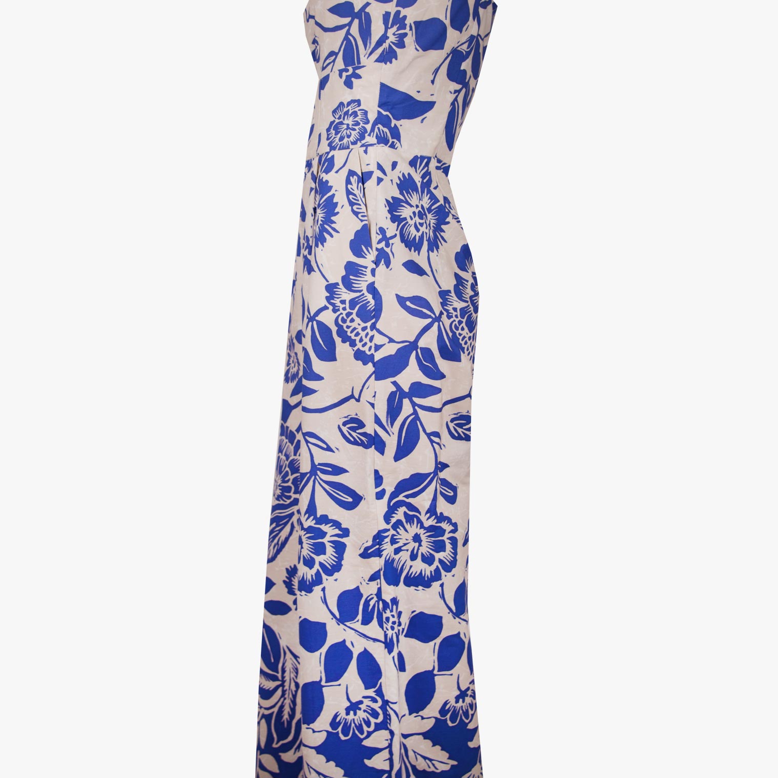 Kaos Jumpsuit Flowerprint | blau