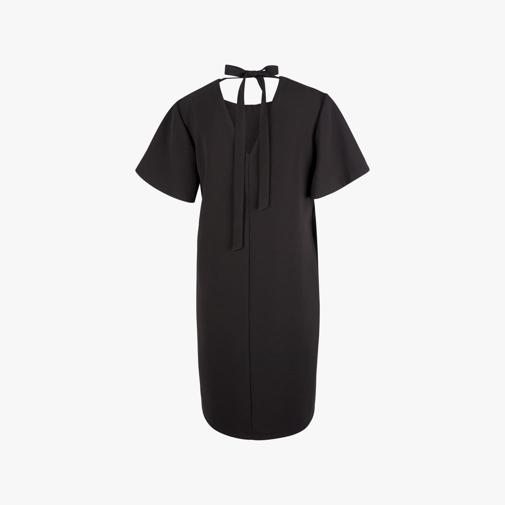 Kaos Kleid Flügelarm | schwarz
