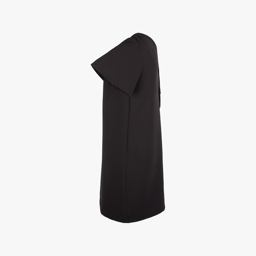 Kaos Kleid Flügelarm | schwarz