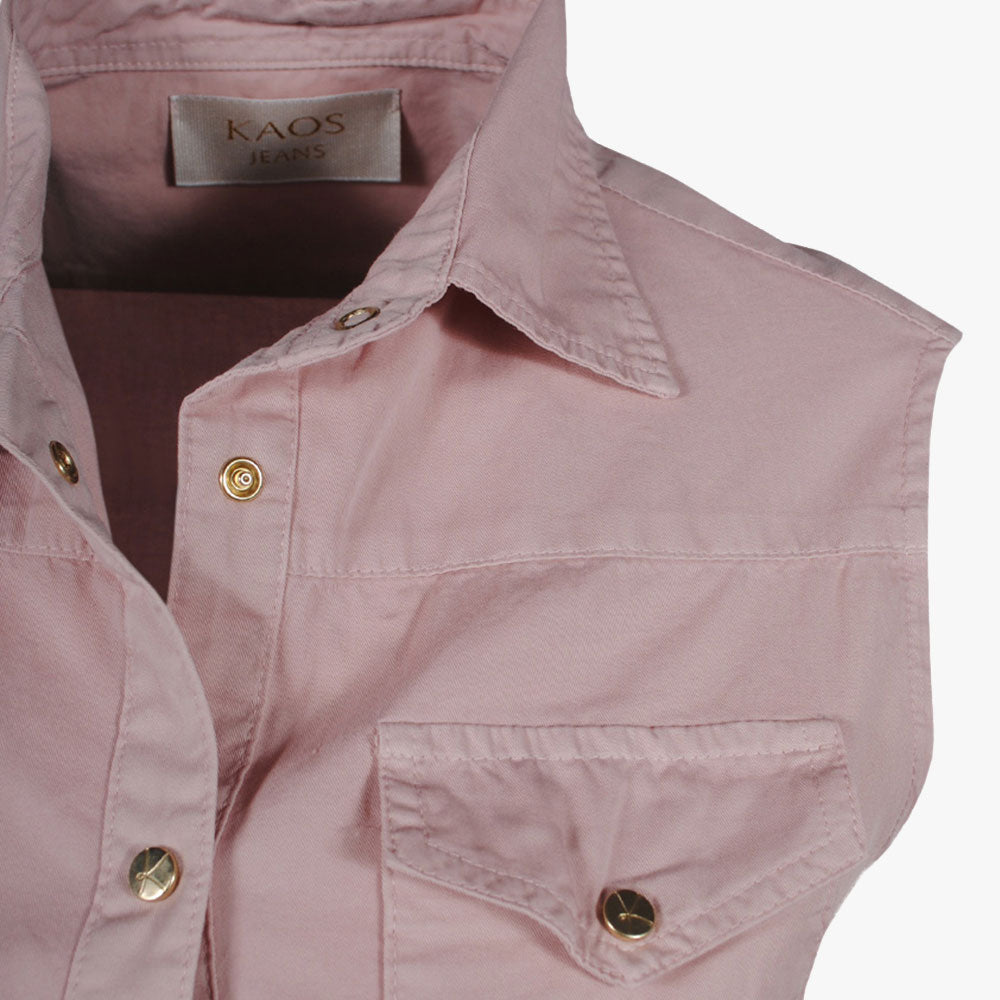 Kleid Twill o. Arm (rosa, XS) | rosa