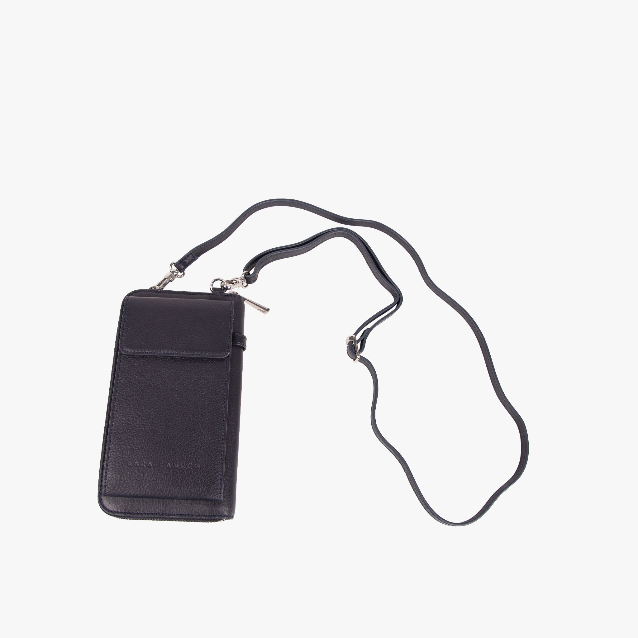 Lara Lauren City Wallet Nappa | schwarz