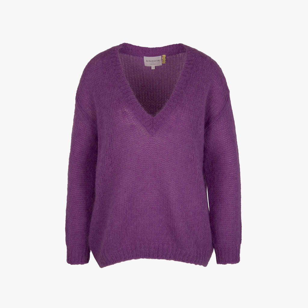 Les Tricots de Léa Pulli Marose | lila