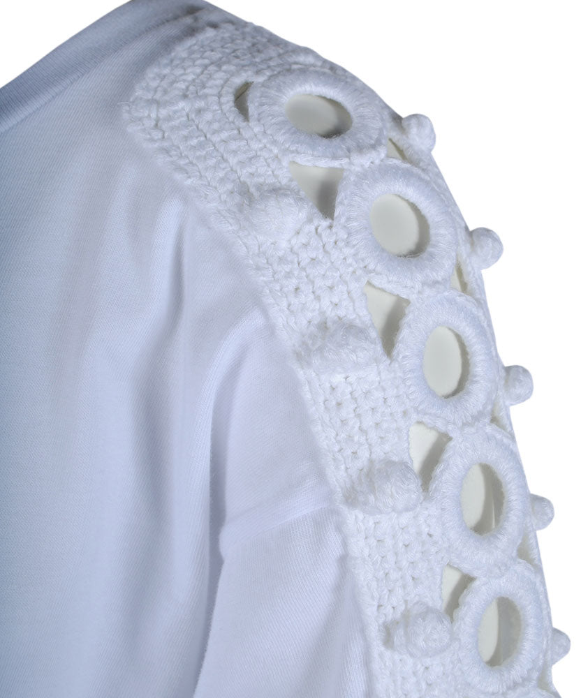 Shirt Boxy Brochet (weiß, XS) | weiß
