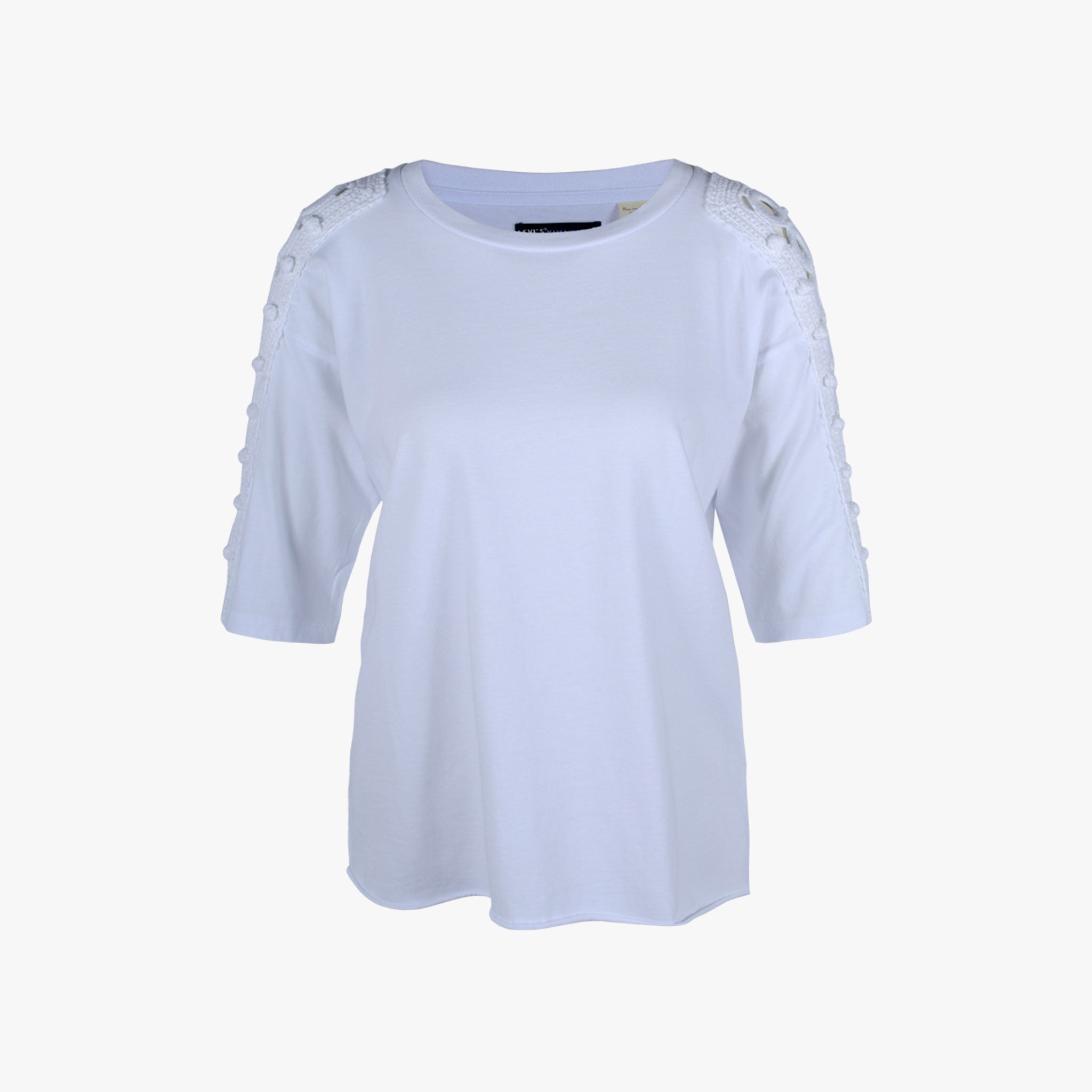 Shirt Boxy Brochet (weiß, XS) | weiß