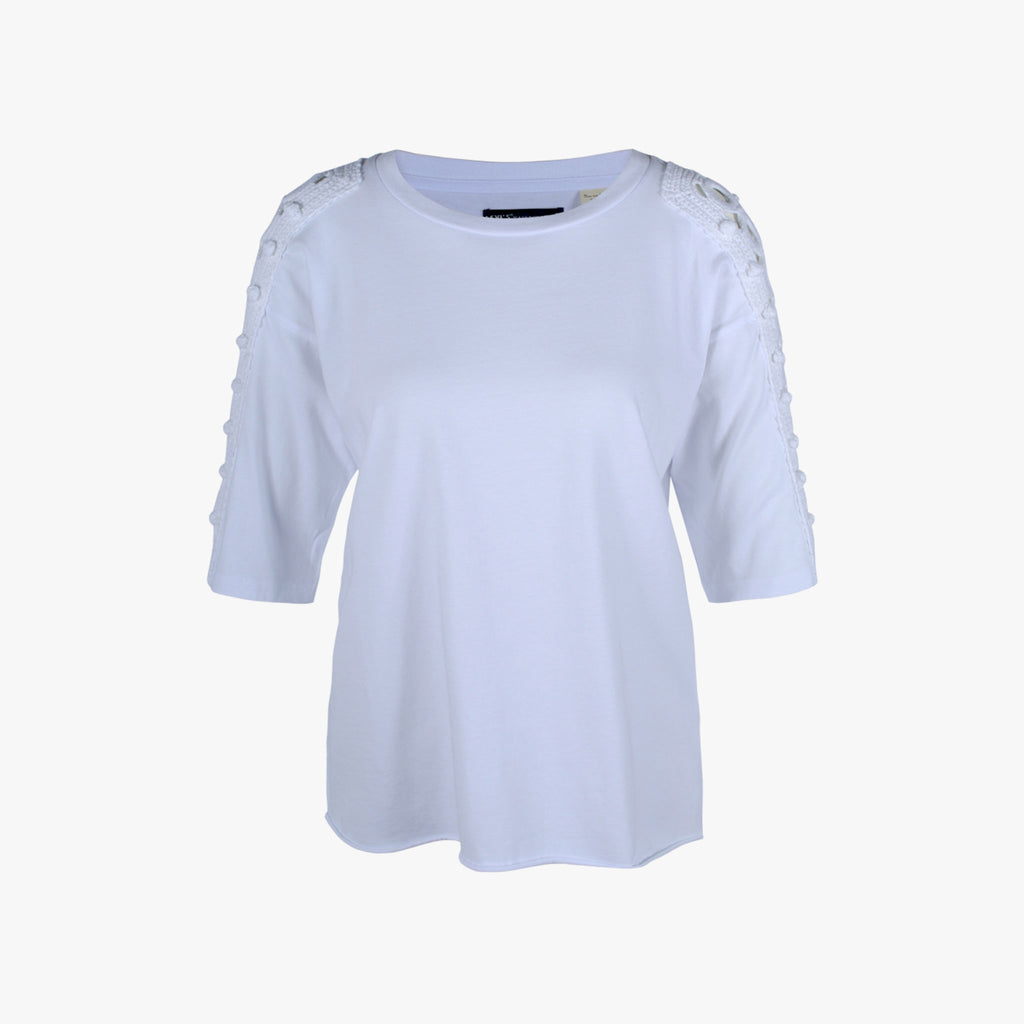 Shirt Boxy Brochet (weiß, XS) | weiß