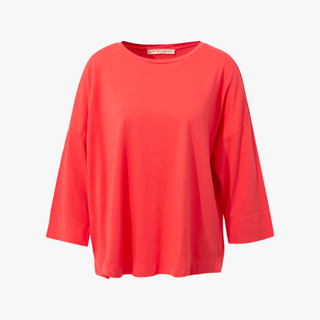 3/4 RH-Boxyshirt | erdbeer