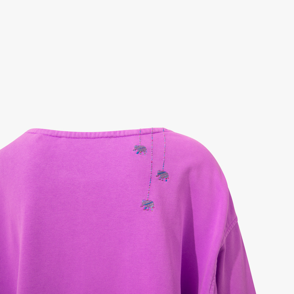 U-Sweatshirt String | violett