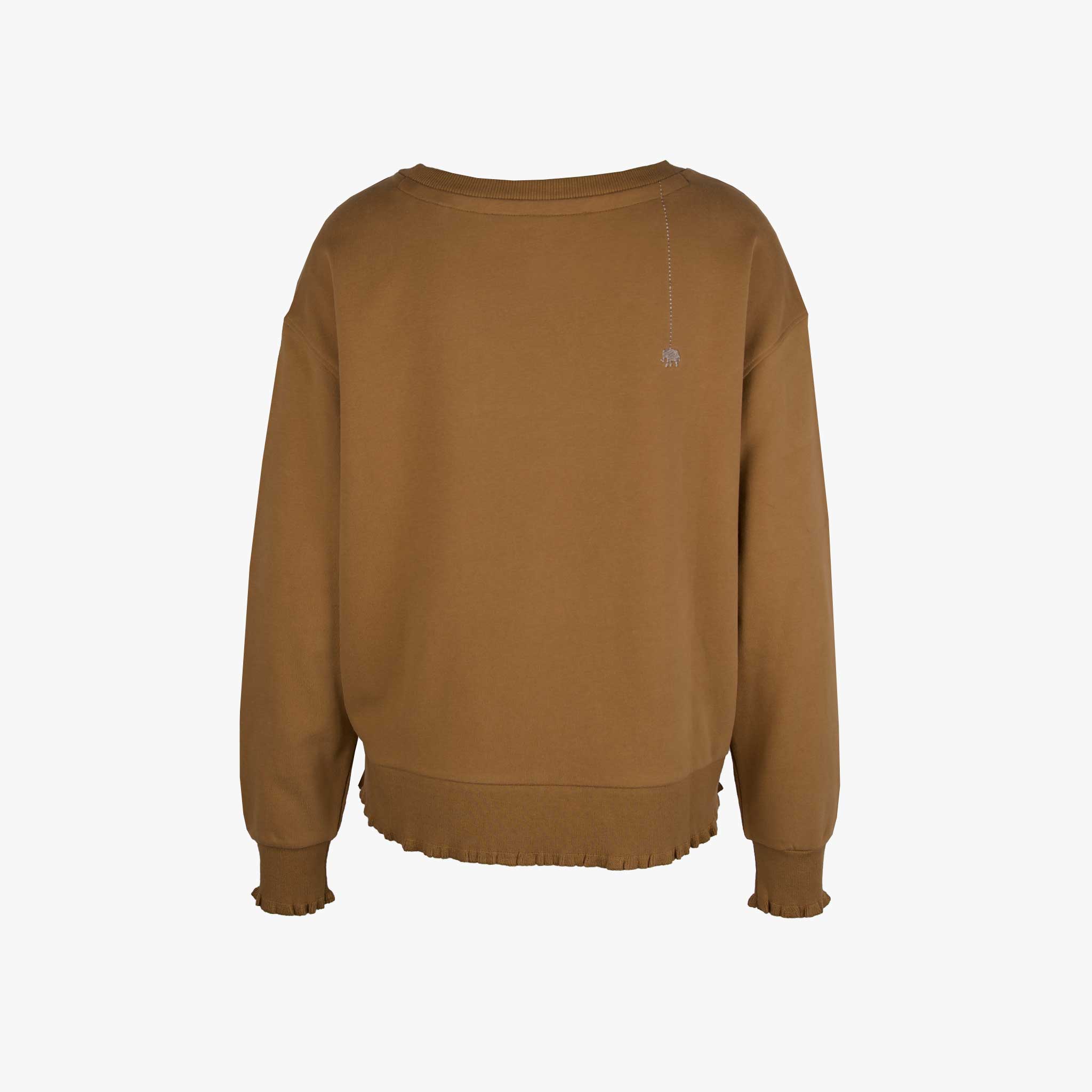 LJV Sweatshirt basic | braun