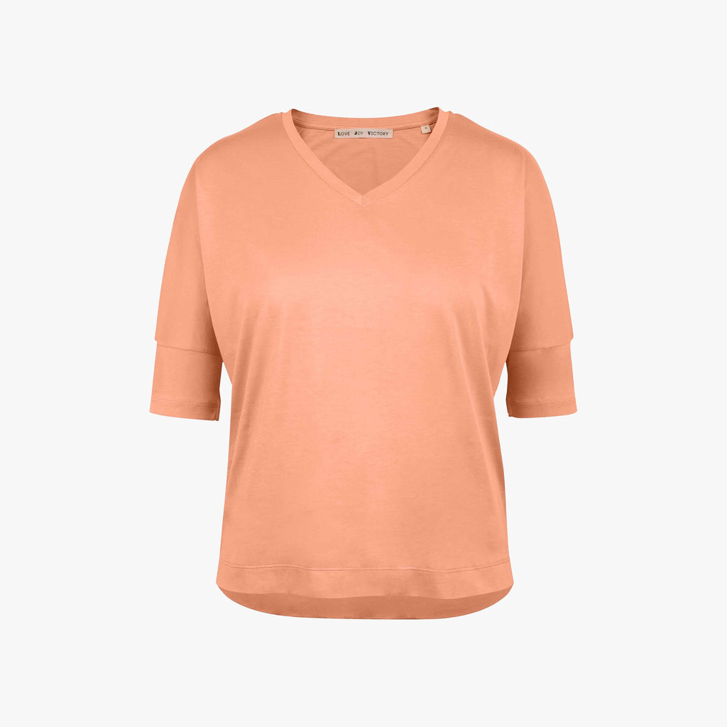 Love Joy Victory V-Boxyshirt | orange