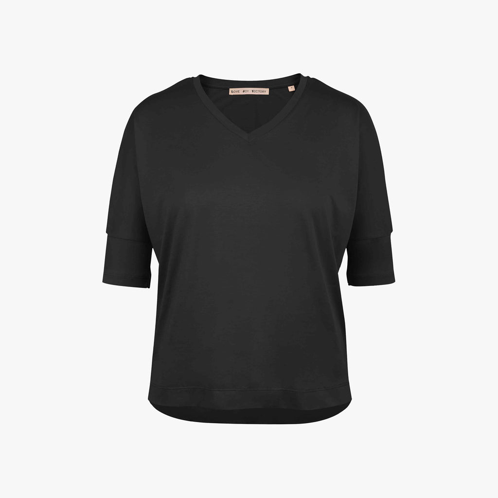 Love Joy Victory V-Boxyshirt | schwarz