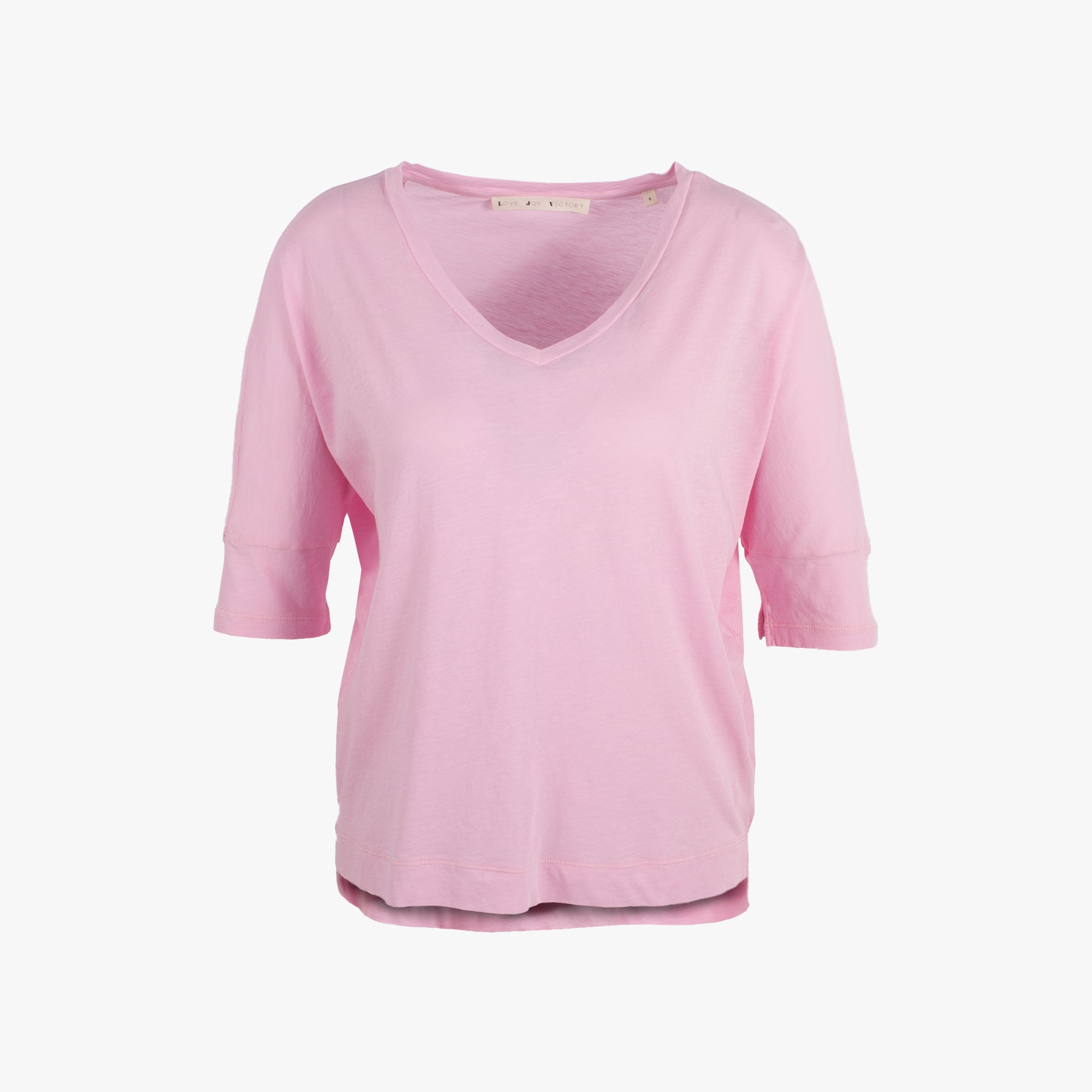 3/4 V-Boxyshirt | rose