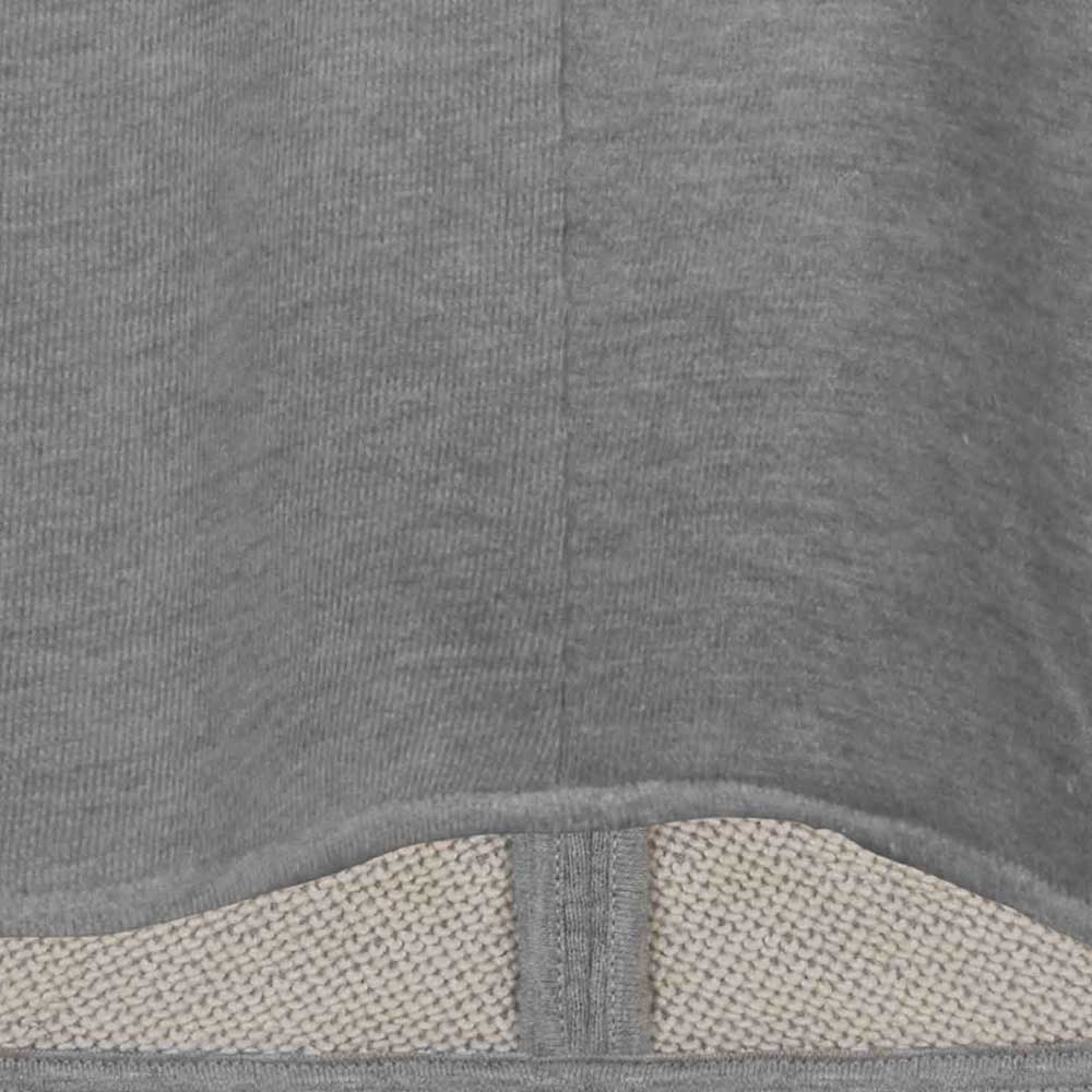 V-Neck Sweater, Saum | graumelange