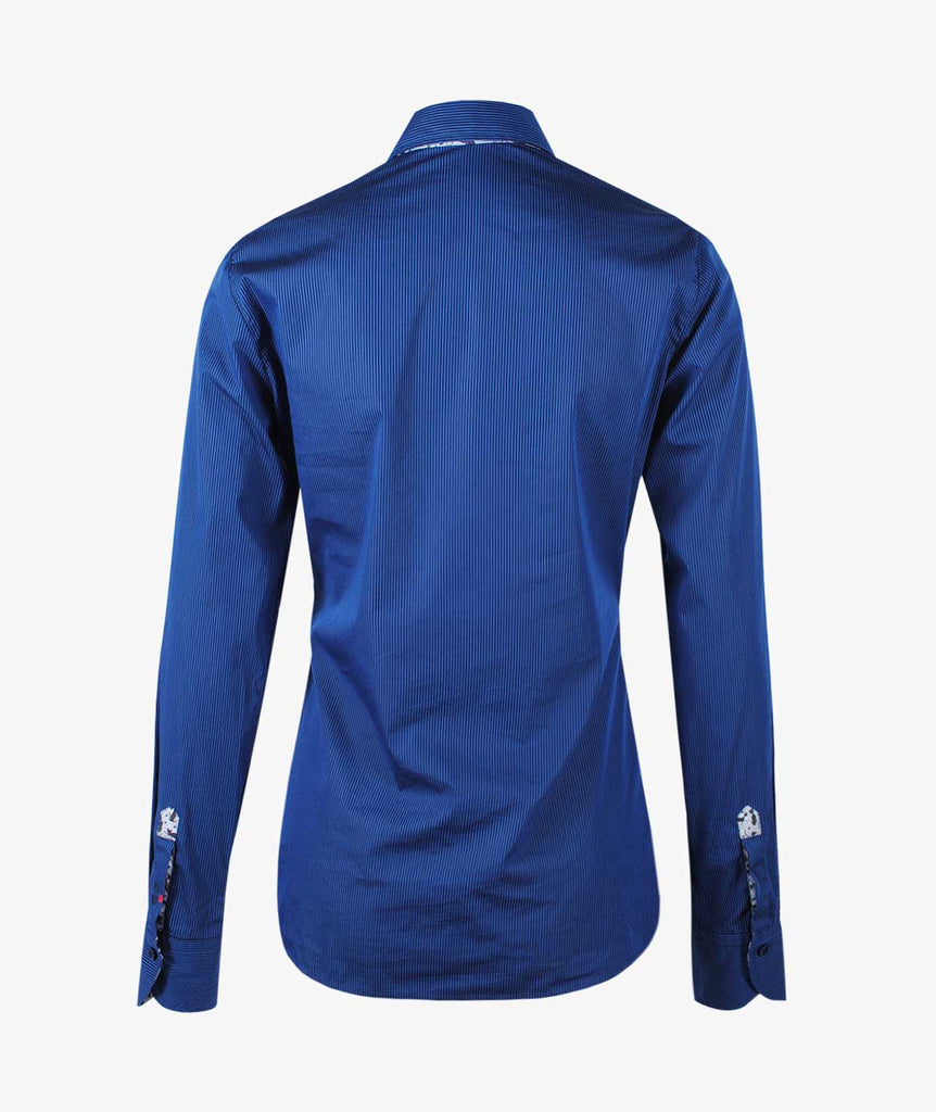 Bluse Fiore Streifen | blau
