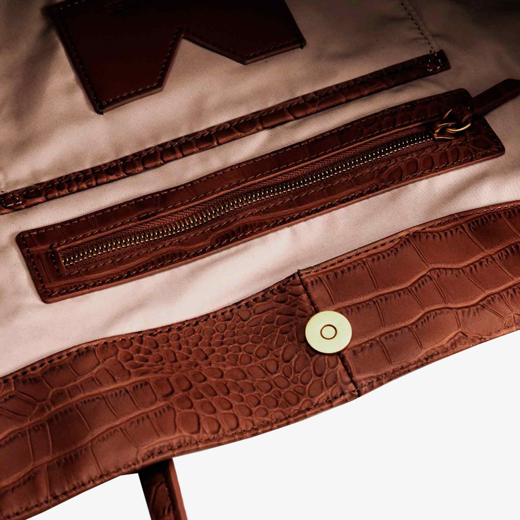 Les Visionnaires Tasche Ava | hellbraun