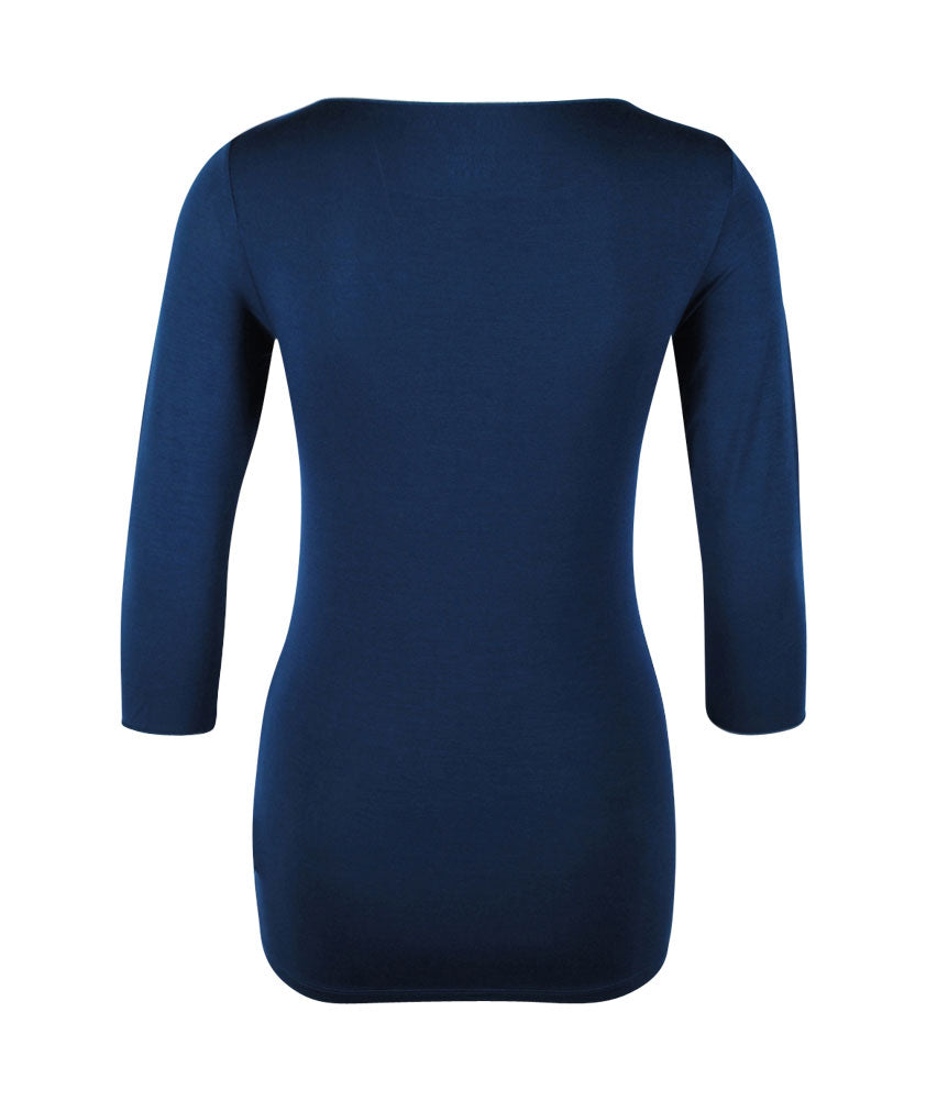 3/4 U-Shirt Adele | blau