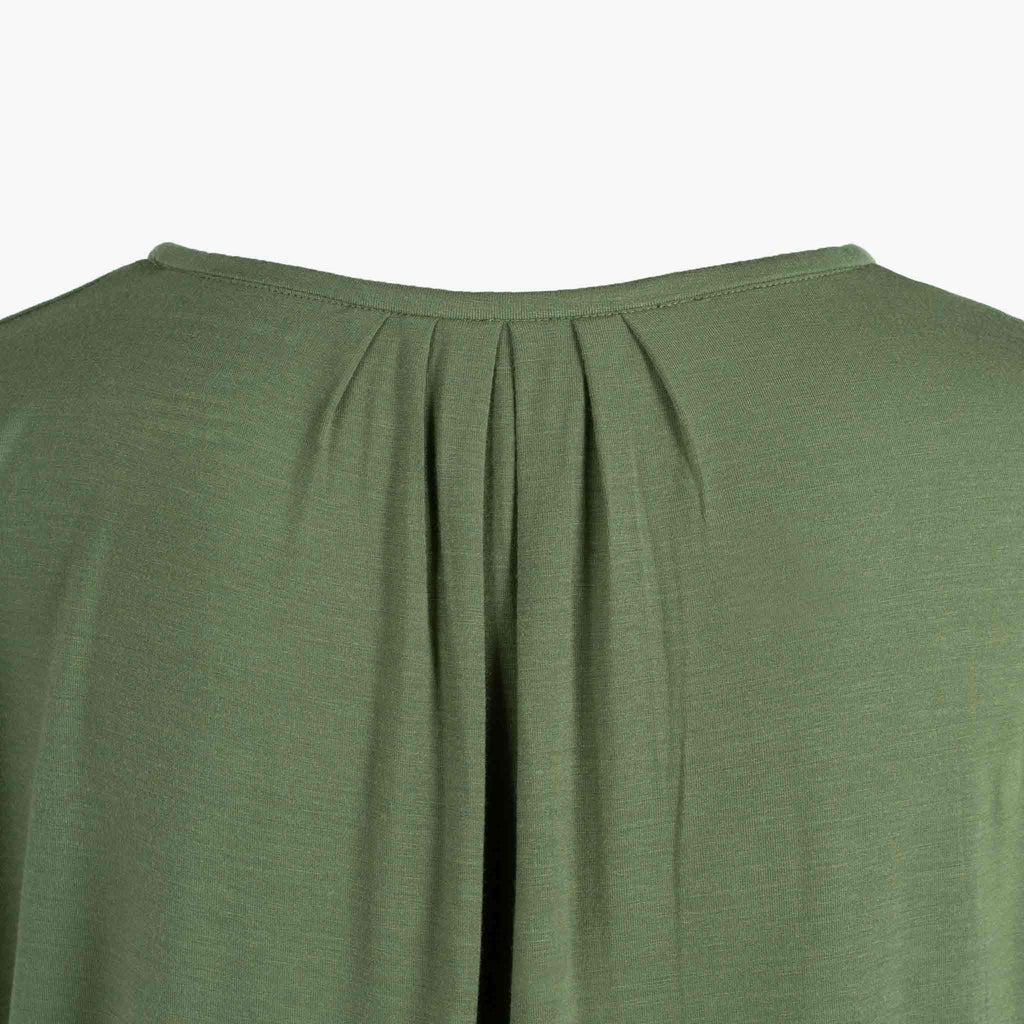 Majestic RH Boxy Shirt extrafine | khaki