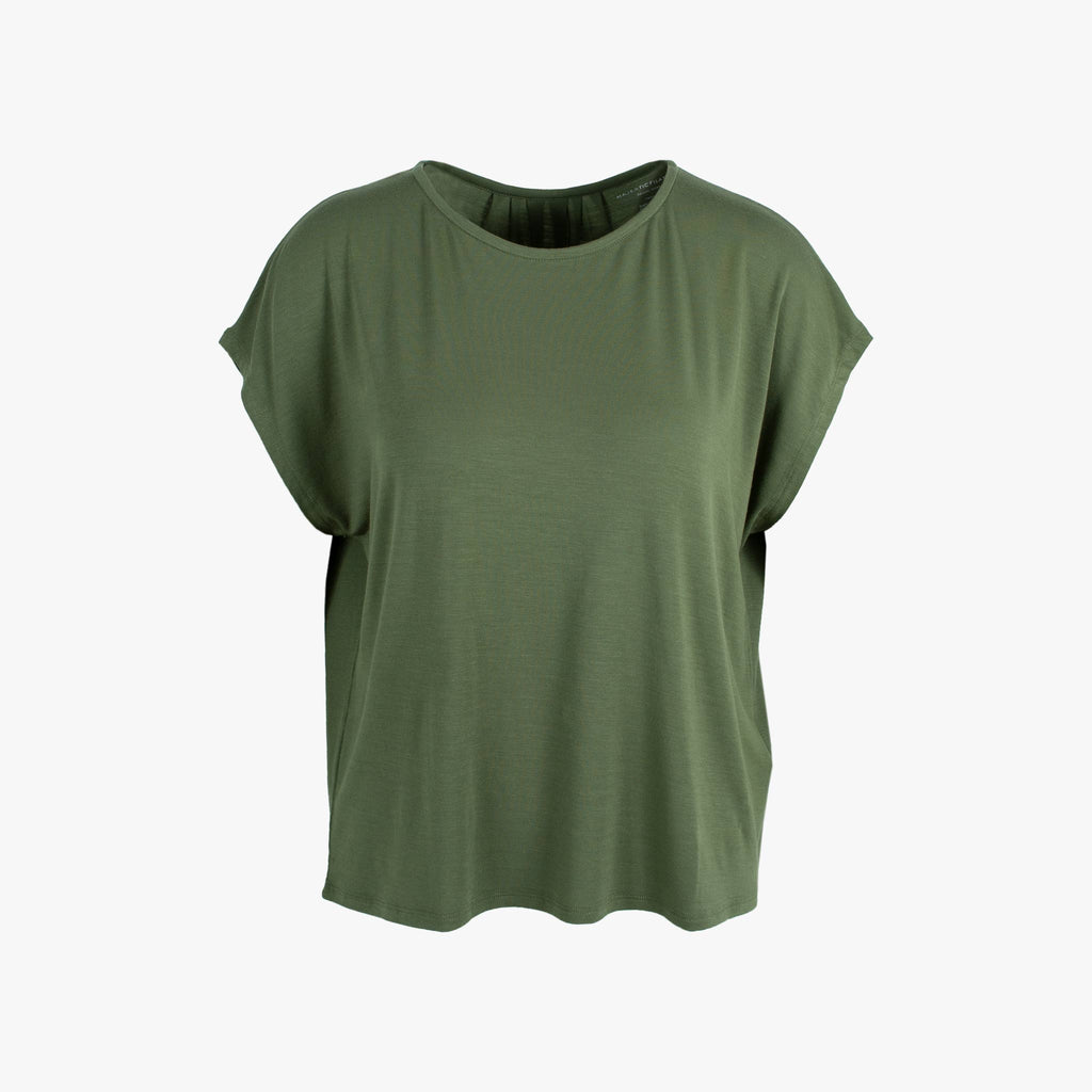 Majestic RH Boxy Shirt extrafine | khaki