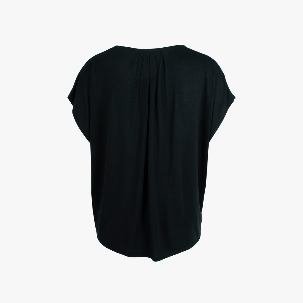 Majestic RH Boxy Shirt extrafine | schwarz