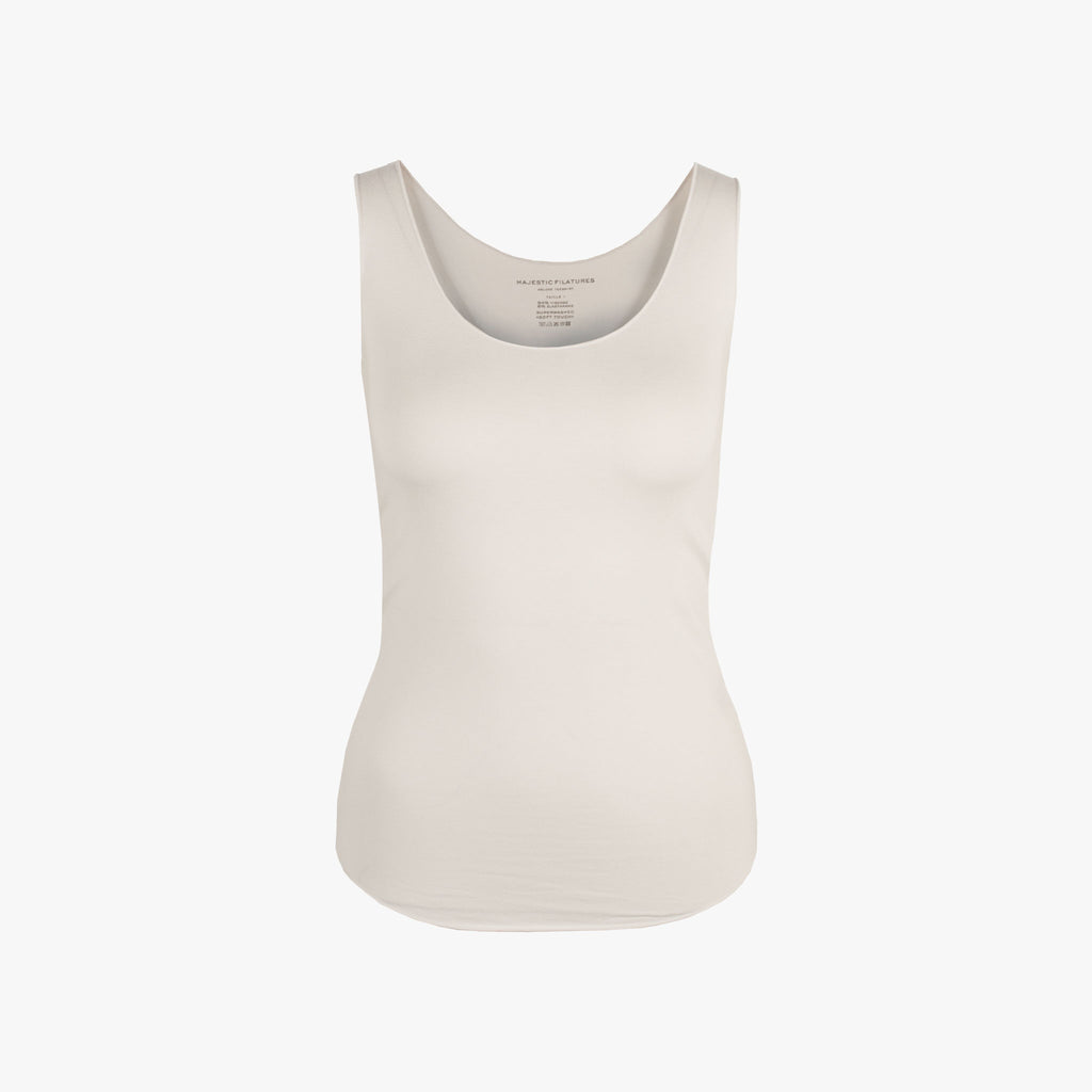 Majestic Top uni | offwhite